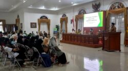 Kafilah MTQ Kabupaten Sumedang yang akan tampil diajang MTQ ke 37 tingkat Provinsi Jawa Barat secara resmi Senin (23/5/2022) dikukuhkan di Gedung Negara.