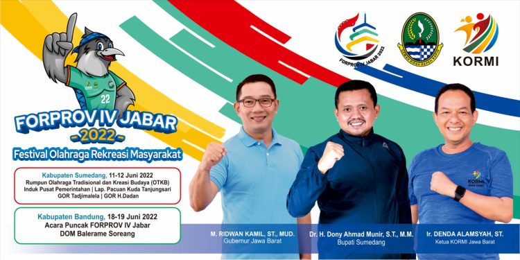 Festival Olahraga Rekreasi Provinsi Jawa Barat (Forprov) IV Tahun 2022