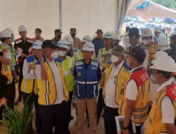 Kunjungan Menteri PUPR Ke Proyek Tol Cisumdawu, Polres Sumedang Turunkan 100 Personel Bantu Kelancaran Kegiatan