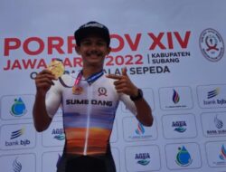 Atlet Balap Sepeda Sumbang Emas Pertama untuk Kabupaten Sumedang, Jamal Disawer Puluhan Juta