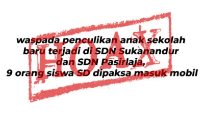 Kapolres Sumedang AKBP Indra Setiawan, memastikan berita adanya penculikan 9 Anak SDN Pasirlaja dan SDN Sukanandur Kecamatan Rancakalong adalah berita Hoax atau Bohong. Jumat (20/01/2023).