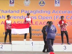 Atlet Paralayang Sumedang Raih Juara 1 Junior AFA Asian League 2023