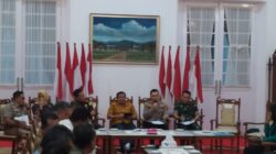 Rapat Koordinasi dalam rangka Penanganan Dampak Pembangunan Jalan Tol Cisumdawu di Kabupaten Sumedang, Jawa Barat. Selasa 28 Maret 2023.