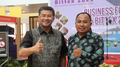 Wakil Bupati Sumedang, Erwan Setiawan turut hadir dalam acara penutupan event Batam International Invesment, Trade and Tourism (ITT) Expo 2023 yang digelar pada 16-18 Mei 2023 di Mega Mall Batam Centre.