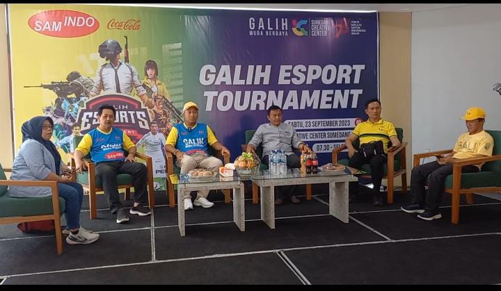 Galih E-Sport Tournament Olahraga Sumedang menyelenggarakan seperti Free Fire, PUBG Mobile, Pes 2023 serta Mobile Legend 2023 di Gedung Creative Center Sumedang. Sabtu, 23 September 2023.