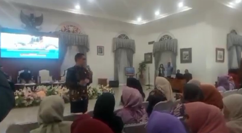 Workshop Badan Strategi Kebijakan Dalam Negeri (BSKDN) dalam rangka Akselerasi IGA (Inovative Government Award) di Gedung Negara Sumedang. Kamis, 7 Desember 2023.