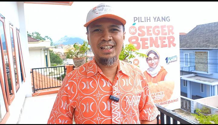 Ketua DPD Partai Keadilan Sejahtera (PKS) Kabupaten Sumedang, Yana Flandriana