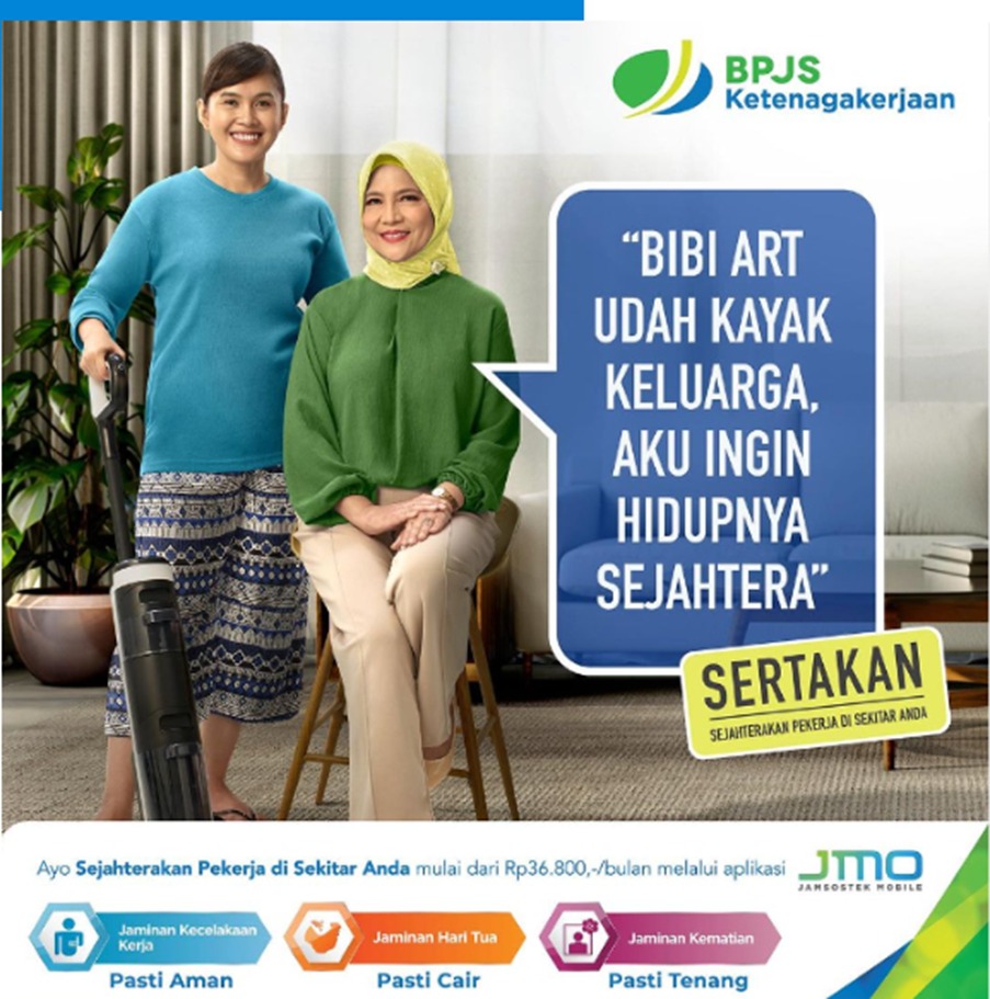 Badan Penyelenggara Jaminan Sosial (BPJS) Ketenagakerjaan, yang lebih dikenal dengan BPJAMSOSTEK, meluncurkan gerakan nasional bertajuk SERTAKAN (Sejahterakan Pekerja Sekitar Anda).