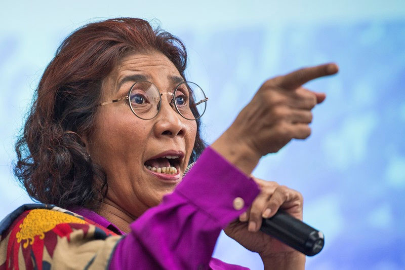 Mantan Menteri Kelautan dan Perikanan, Susi Pudjiastuti