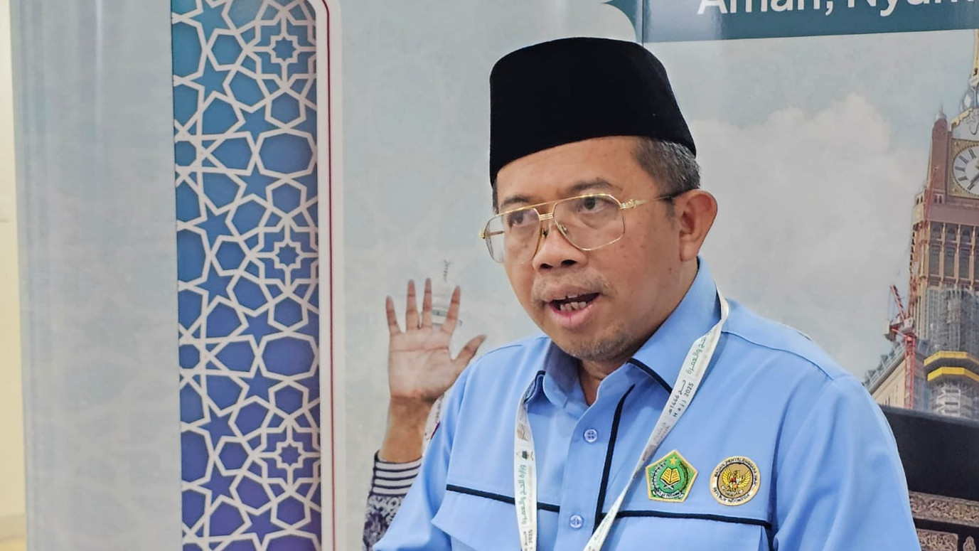 Ketua Petugas Penyelenggara Ibadah Haji (PPIH) Arab Saudi 1446 H/2025 M Muchlis M Hanafi di Makkah, Minggu (8/6/2025).