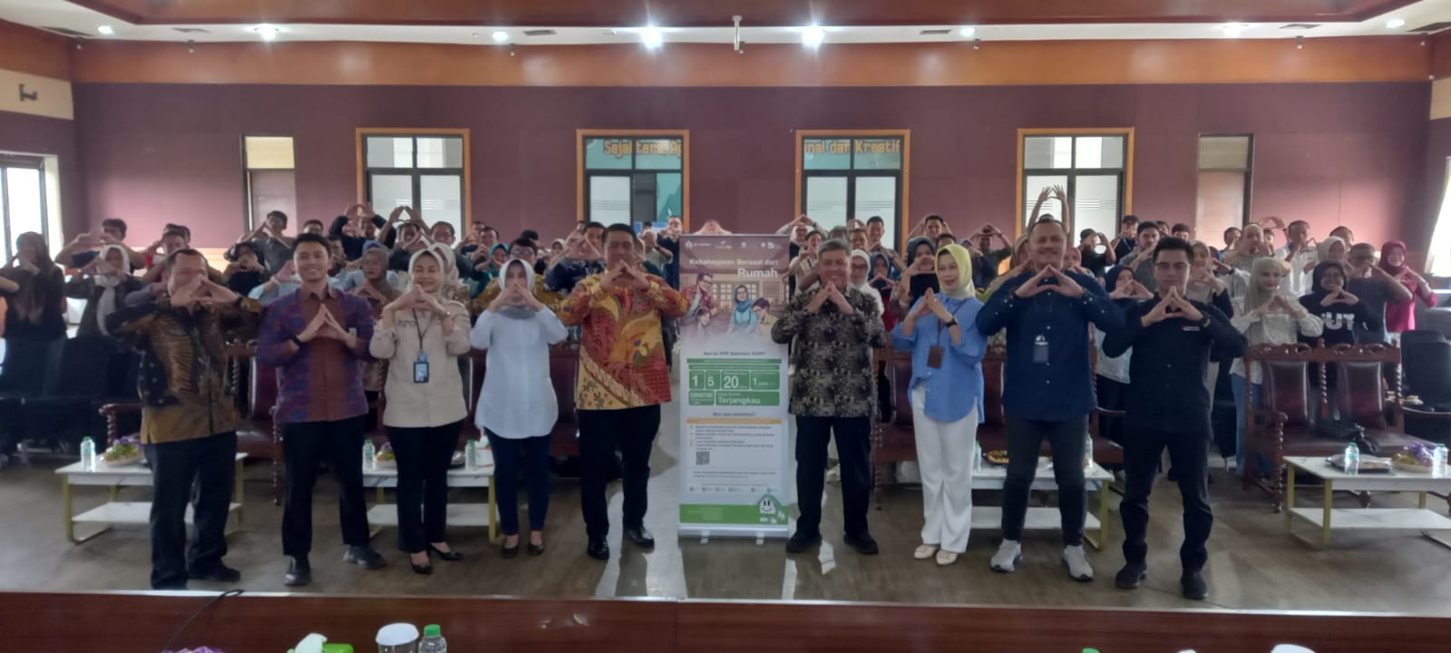 Sosialisasi Pembiayaan Perumahan bagi ASN dan Pekerja di Aula Tampomas, Sumedang, Jumat (4/7).